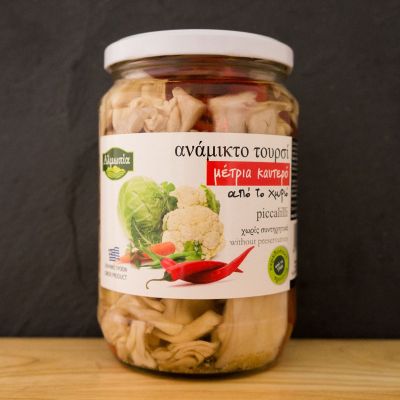 Ανάμικτο τουρσί μέτρια καυτερό
