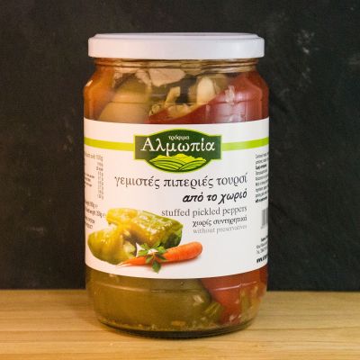 Πιπεριές γεμιστές τουρσί
