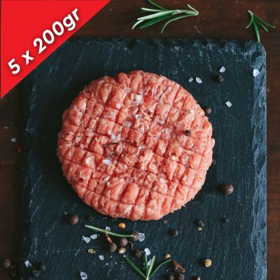 Μπιφτέκι χοιρινό ψαρονέφρι με βρώμη 5x200gr