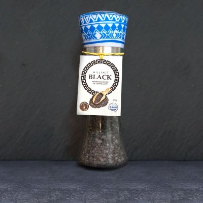Κεραμικός μύλος με μαύρο αλάτι