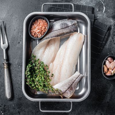 Φιλέτο μπακαλιάρου ελαφρώς αλατισμένο κτψ.