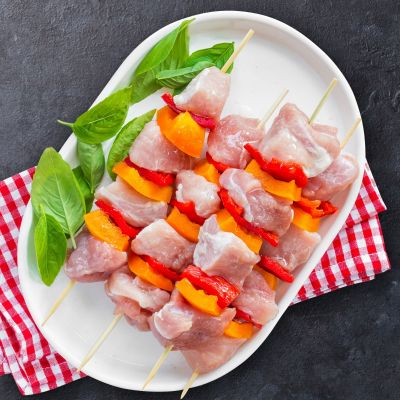 Χοιρινά σουβλάκια