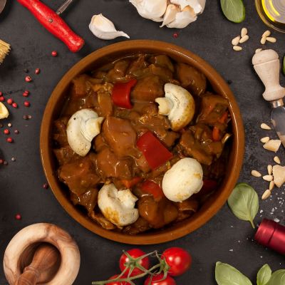 Χοιρινή Τηγανιά Κρασάτη