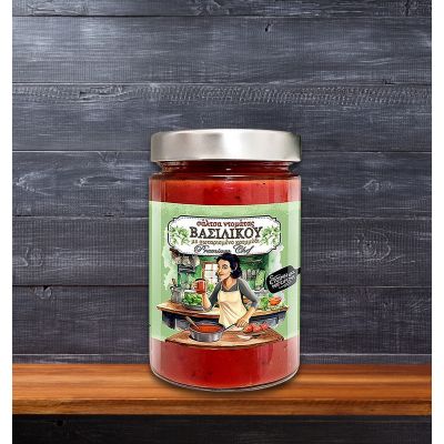 Σάλτσα Βασιλικού με Σωταρισμένο Κρεμμύδι 370γρ.